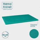 Доска профессиональная разделочная Hanna Knövell, 60×40×1.8 см, зелёная - Фото 1