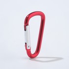 Набор карабинов металлических, туристических 4 см, 10 шт. - Фото 2