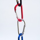 Набор карабинов металлических, туристических 4 см, 10 шт. - Фото 3