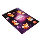 Планинг недатированный А4, 12 листов, на гребне, мягкая обложка, «Планинг космического школьника» - Фото 2