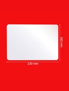 Доска для лепки А5 Calligrata, эконом, 600 мкм, белая - Фото 2