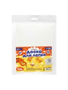 Доска для лепки А5 Calligrata, эконом, 600 мкм, белая - Фото 4