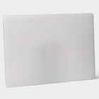 Доска профессиональная разделочная Доляна, 60×40×1,8 см, цвет белый - фото 9092946