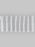 Шторная лента, органза, 8.5 см, 25±1 м, прозрачная - Фото 5