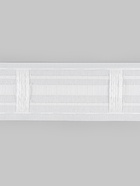 Шторная лента, матовая, 8.5 см, 25±1 м, белая - Фото 3