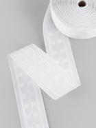 Шторная лента, матовая, 7 см, 30±1 м, белая - Фото 2