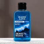 Гель для душа 3в1 «Свежесть океана», 300 мл, аромат мужского парфюма, HARD LINE - фото 320948749