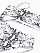 Купальник женский слитный с вырезом на животе MINAKU, размер 42, со змеиным принтом - Фото 8