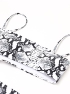 Купальник женский слитный с вырезом на животе MINAKU, размер 46, со змеиным принтом - Фото 7