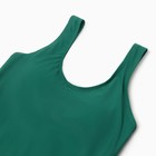 Купальник женский слитный однотонный MINAKU, цвет зелёный, размер 44 - Фото 7