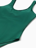 Купальник женский слитный однотонный MINAKU, размер 48, зелёный - Фото 8