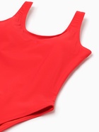 Купальник женский слитный однотонный MINAKU, размер 46, красный - Фото 7