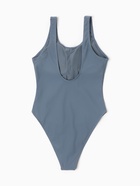 Купальник женский слитный однотонный MINAKU, размер 46, серый - Фото 9