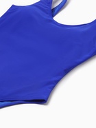 Купальник женский слитный однотонный MINAKU, размер 46, синий - Фото 7