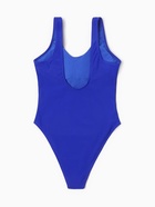 Купальник женский слитный однотонный MINAKU, размер 48, синий - Фото 9