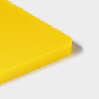 Доска профессиональная разделочная Hanna Knövell, 50×35×1.8 см, жёлтая - Фото 3