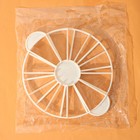 Делитель для торта пластиковый Доляна, 10/12 частей, 26,5 см, цвет МИКС - фото 4545223