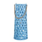 Настольная лампа «Асура» Е27 15 Вт голубой 16×16×51 см RISALUX - Фото 8