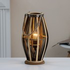 Настольная лампа «Джая» Е27 15 Вт черный 20×20×38 см RISALUX - Фото 5