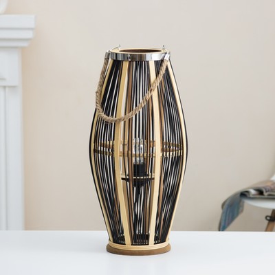 Настольная лампа «Джая» Е27 15 Вт черный 25×25×53 см RISALUX