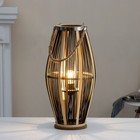 Настольная лампа «Джая» Е27 15 Вт черный 25×25×53 см RISALUX - Фото 2