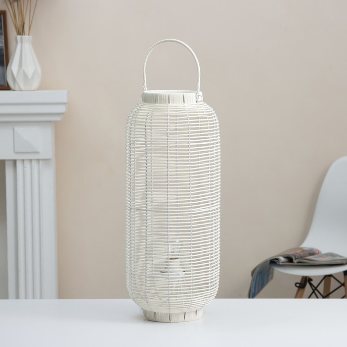 Настольная лампа «Нава» Е27 15 Вт белый 25×25×60 см RISALUX