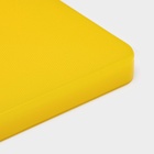 Доска профессиональная разделочная Hanna Knövell, 60×40×1.8 см, жёлтая - Фото 3