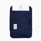 Набор ковриков Этель Стиль 2 шт цвет синий, 40х60 см, 40х50 см - фото 23511998