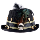 Карнавальная шляпа "Пират" с пером, р-р 56-58 - Фото 2