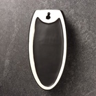 Кашпо для цветов «Силуэт», 20×10×6 см, керамика, подвесное, серое 9949458