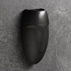 Кашпо подвесное "Силуэт" черное, 20х10х6см - Фото 3