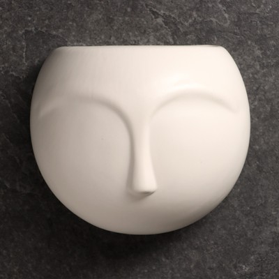 Кашпо подвесное «Силуэт», 300 мл, керамика, белое