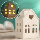 Фигурка светящаяся TAKE IT EASY «Домик», керамика, 9×6×13 см, 2×LR=41 - Фото 1