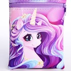 Подарочный набор для девочки Unicorn team, сумка, значок, цвет сиреневый - Фото 4