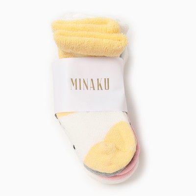 Набор детских носков MINAKU «Джентльмен», 5 пар, 11-14 см