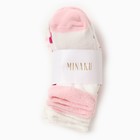 Набор детских носков 5 пар MINAKU "Нежность", цв.розовый, р-р 11-14 см 9918910 - фото 14114983