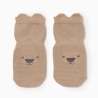 Носки детские MINAKU со стопперами цв. коричневый, р-р 11-12 см - фото 23584298