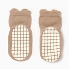 Носки детские MINAKU со стопперами цв. коричневый, р-р 11-12 см - Фото 3