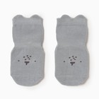 Носки детские MINAKU со стопперами цв. серый, р-р 11-12 см - фото 320989742