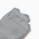 Носки детские MINAKU со стопперами цв. серый, р-р 11-12 см - Фото 2