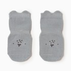 Носки детские MINAKU со стопперами цв.серый, р-р 12-13 см - фото 320949668