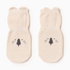 Носки детские MINAKU со стопперами цв. молочный, р-р 11-12 см - Фото 1