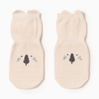 Носки детские MINAKU со стопперами цв.молочный, р-р 12-13 см - фото 23169516