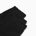 Набор женских носков KAFTAN Base, 3 пары, размер 36-39 (23-25 см) черный - Фото 2