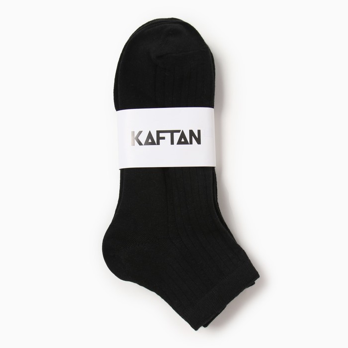 Набор женских носков KAFTAN Base, 3 пары, размер  36-39 (23-25 см) черный