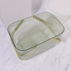 Органайзер для хранения, корзинка с ручками, 1 секция, 27×17×16.5 см, МИКС - Фото 4