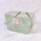 Органайзер для хранения, корзинка с ручками, 1 секция, 27×17×16.5 см, МИКС - Фото 8