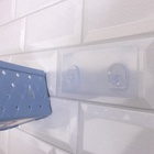 Органайзер настенный, 1 секция, с клеевыми крючками, 21.5×11.5×7.5 см, МИКС - Фото 4