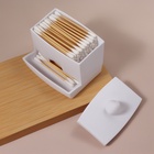 Органайзер для ватных палочек, с крышкой, 9×6.5×7.5 см, белый - Фото 5