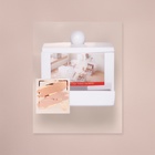 Органайзер для ватных палочек, с крышкой, 9×6.5×7.5 см, белый - Фото 6